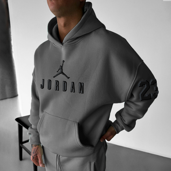 Unisex basketball print casual hoodie