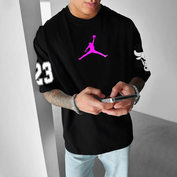 Unisex oversized JD “only god can judge me”basketball printed T-shirt