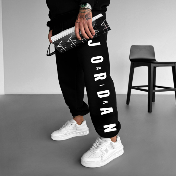 Men's street style basketball print Sweatpants