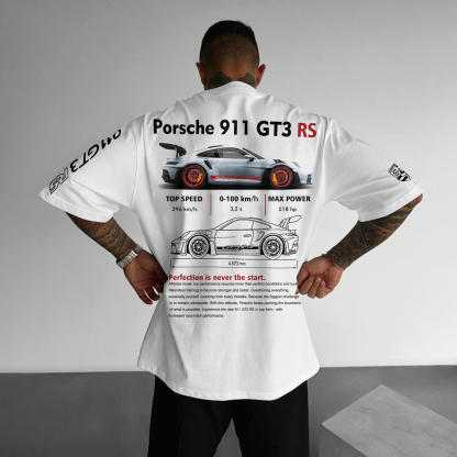 Oversize Sports Car 911 GT3RS T-shirt