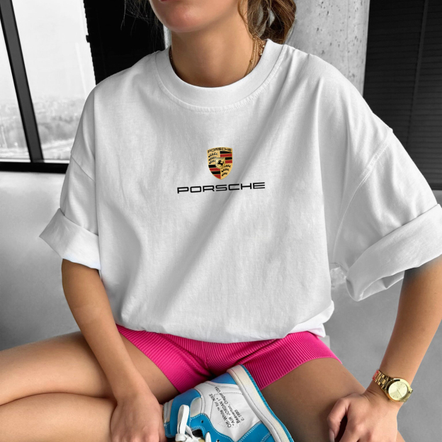Unisex Casual Sports Car T-shirt