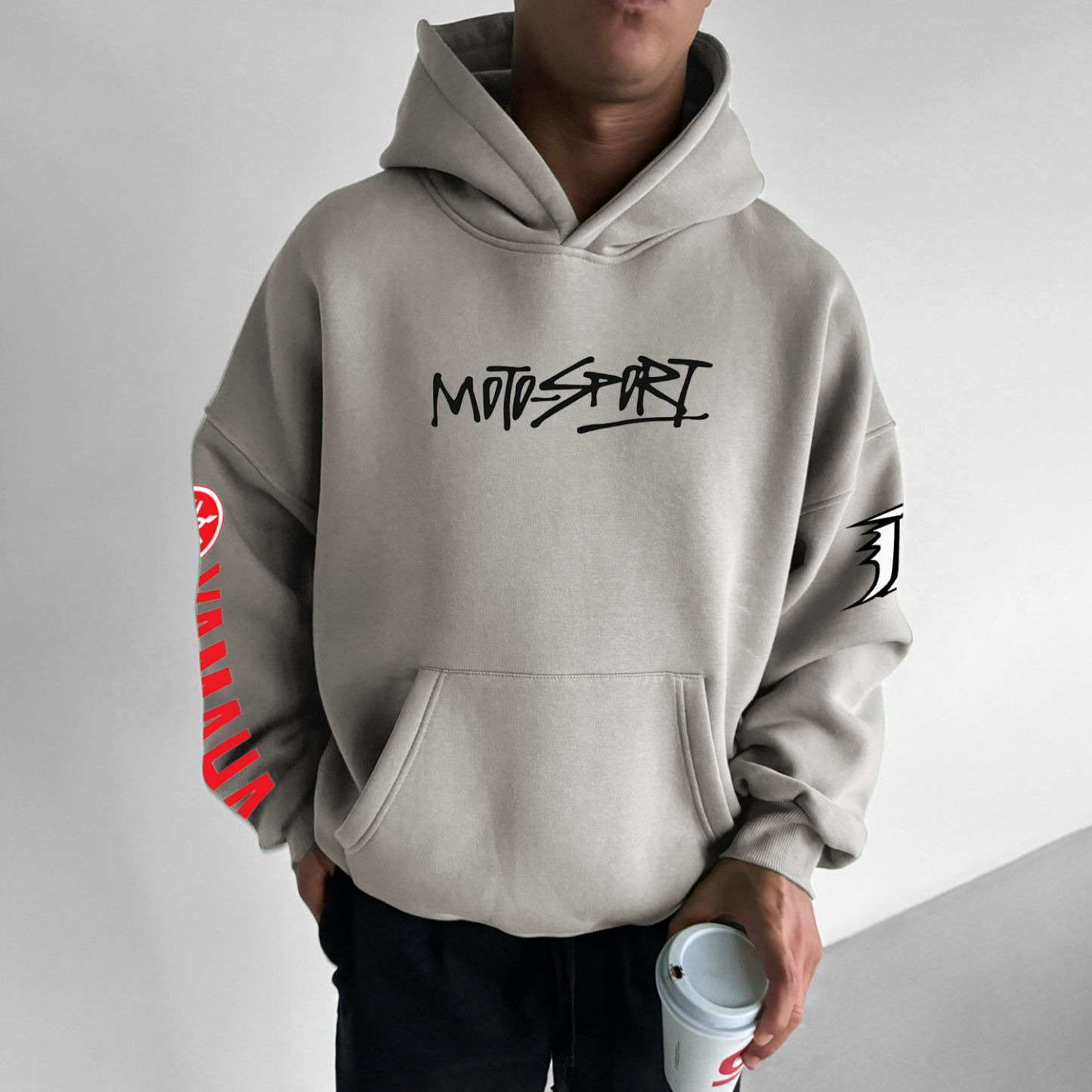 Men's Racing Print Hoodie