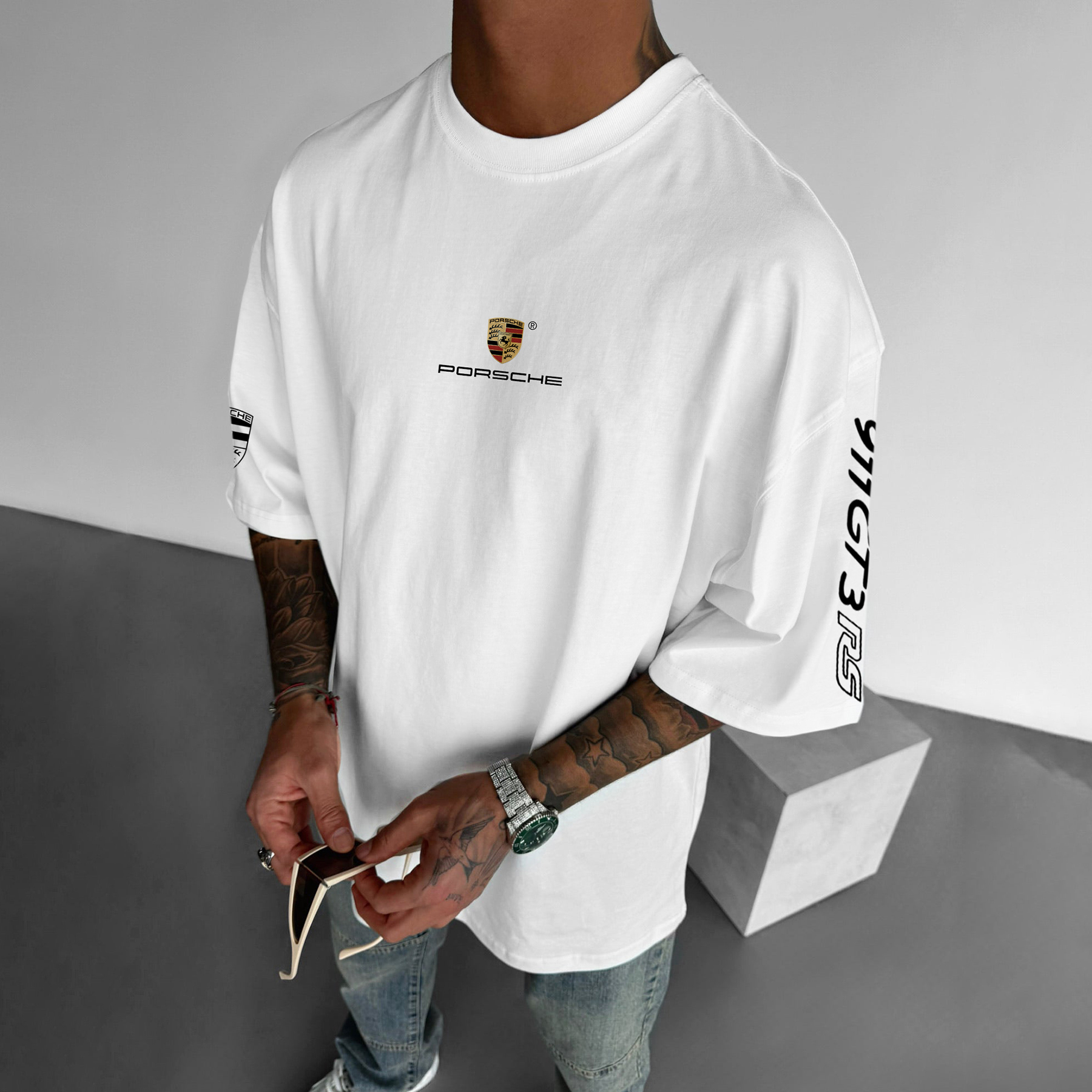 Oversize Sports Car 911 GT3RS T-shirt