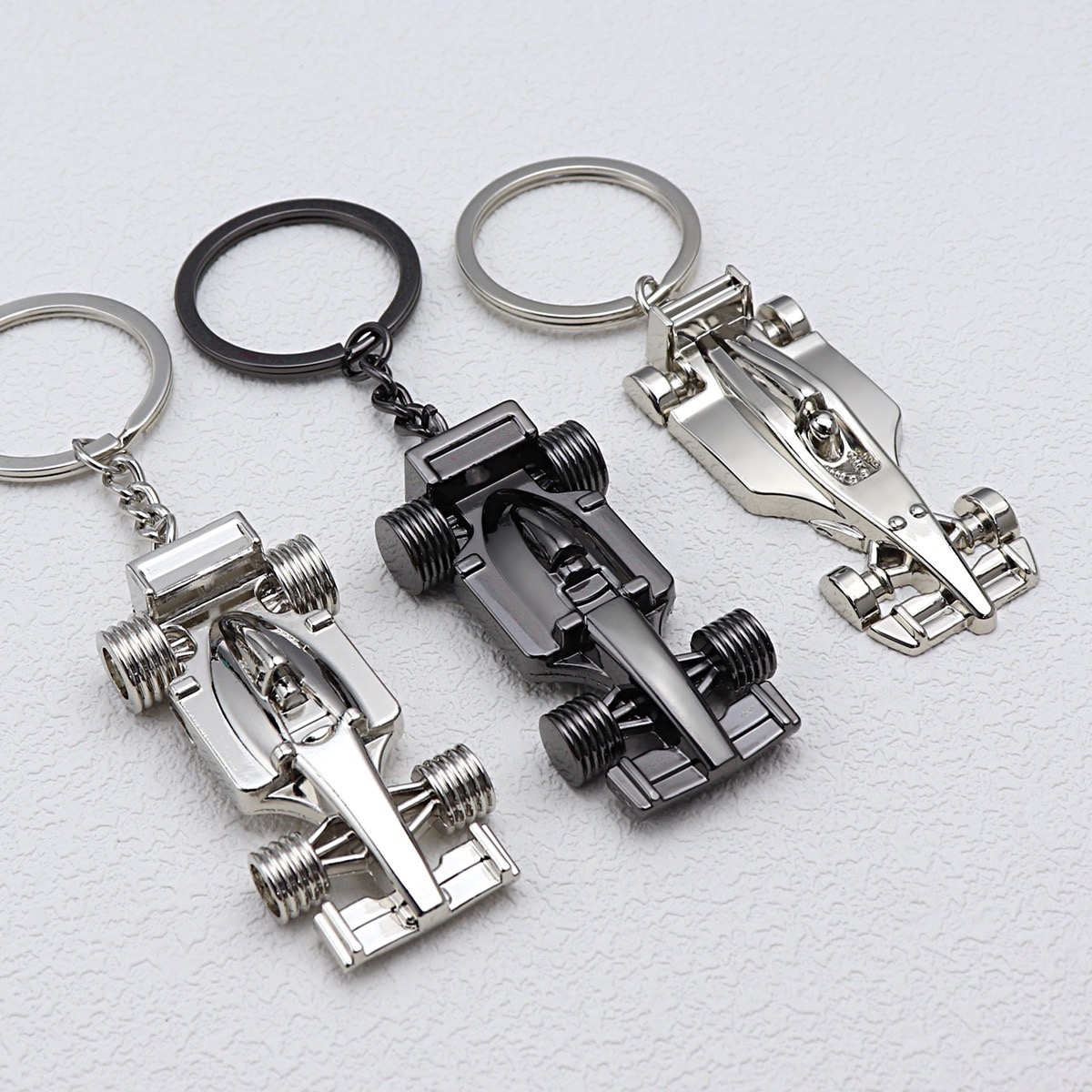 Creative F1 racing keychain pendant
