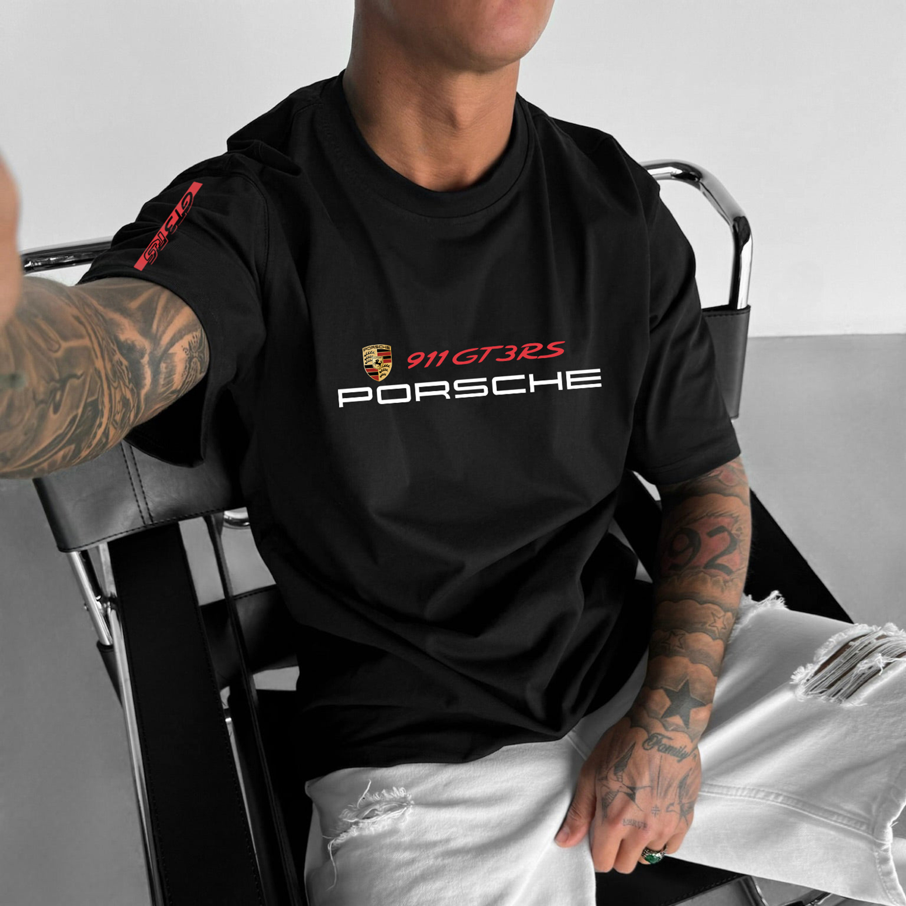 Oversize Sports Car 911 GT3RS T-shirt