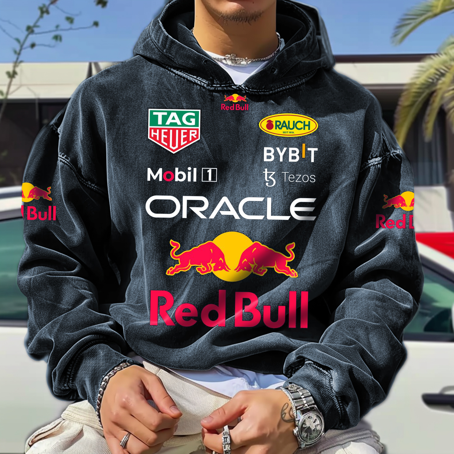 Racing Retro Street Hoodie