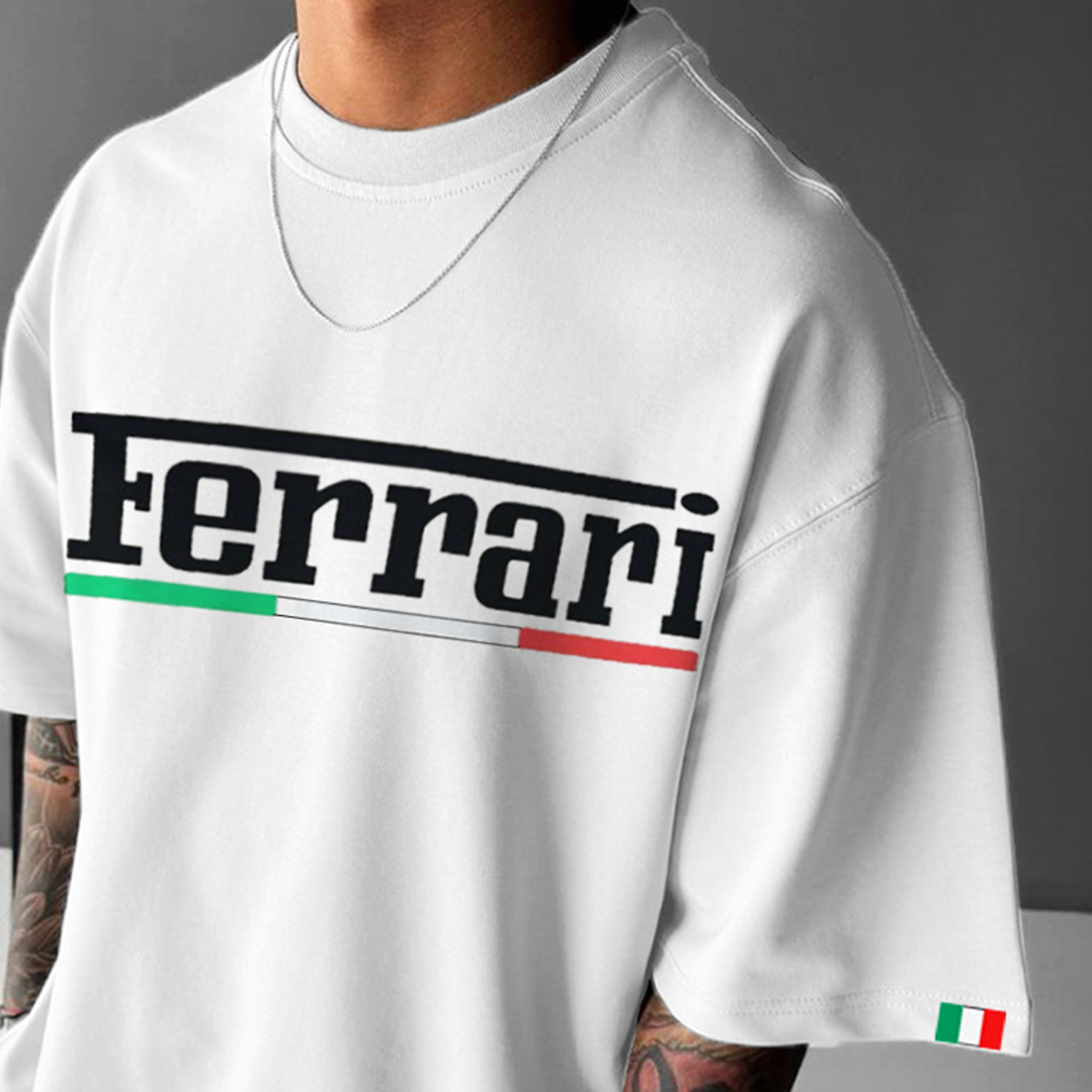 Men's Racing Fan Printed T-shirt