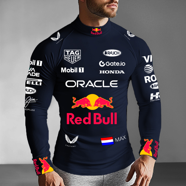 Unisex Racing Slim Compression Long Sleeve T-Shirt
