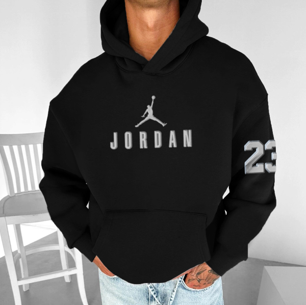 Unisex basketball print casual hoodie