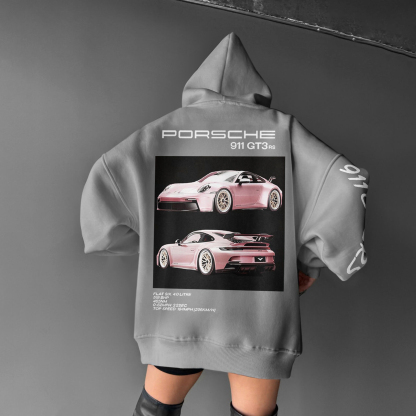 Oversize Sports Car 911 GT3RS Hoodie