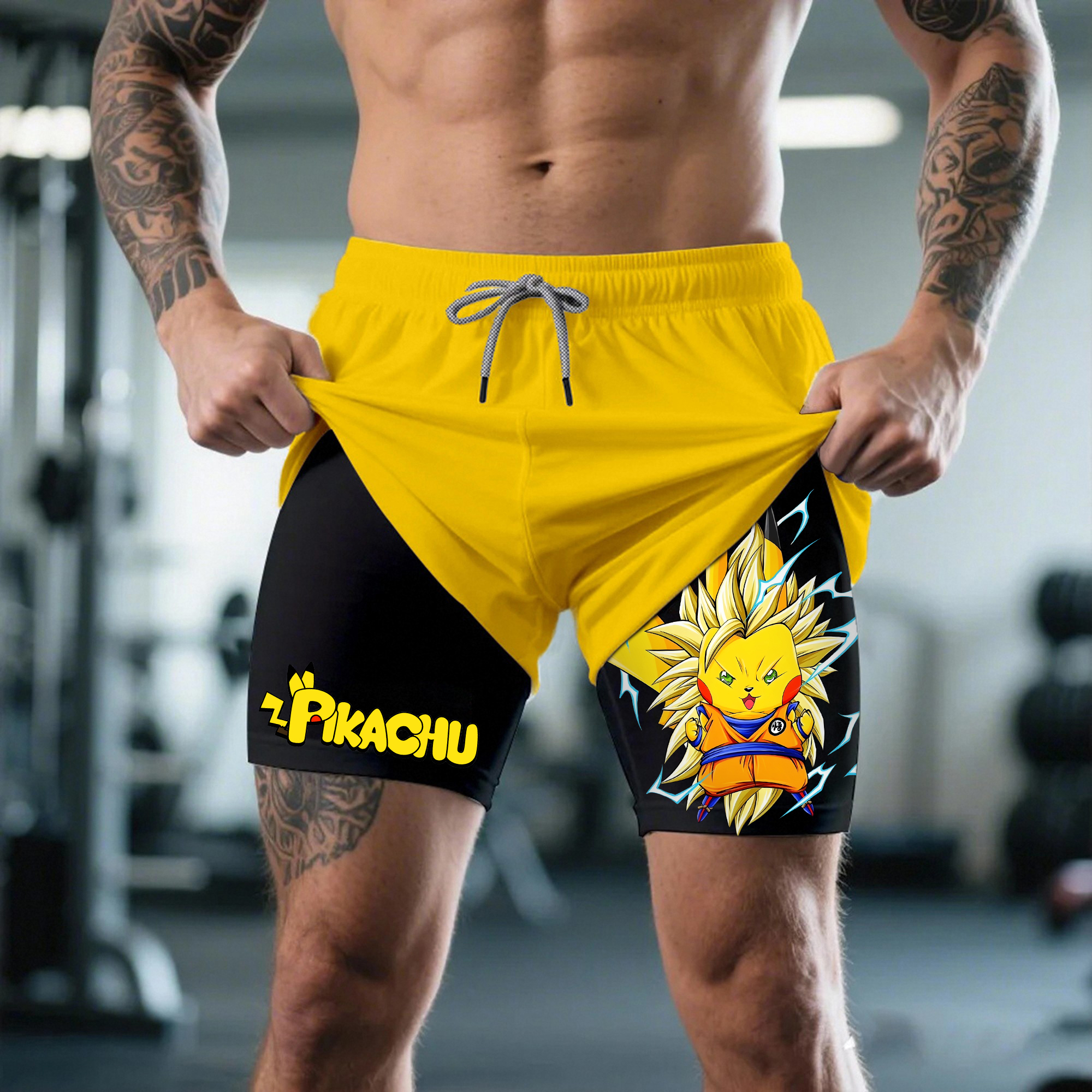 Unisex Casual Anime Streetwear Shorts 丨Pikachu X Dragon Ball