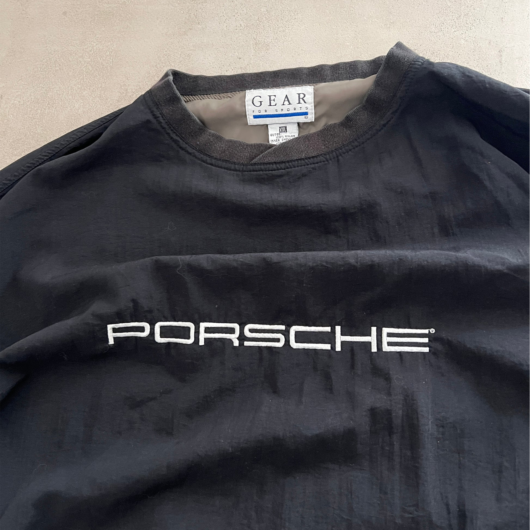 Unisex Vintage Machine Embroidered Racing Oversized Sweatshirt