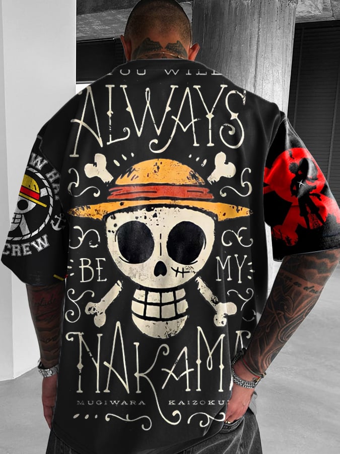 Unisex Anime Inspired Vintage T-Shirt