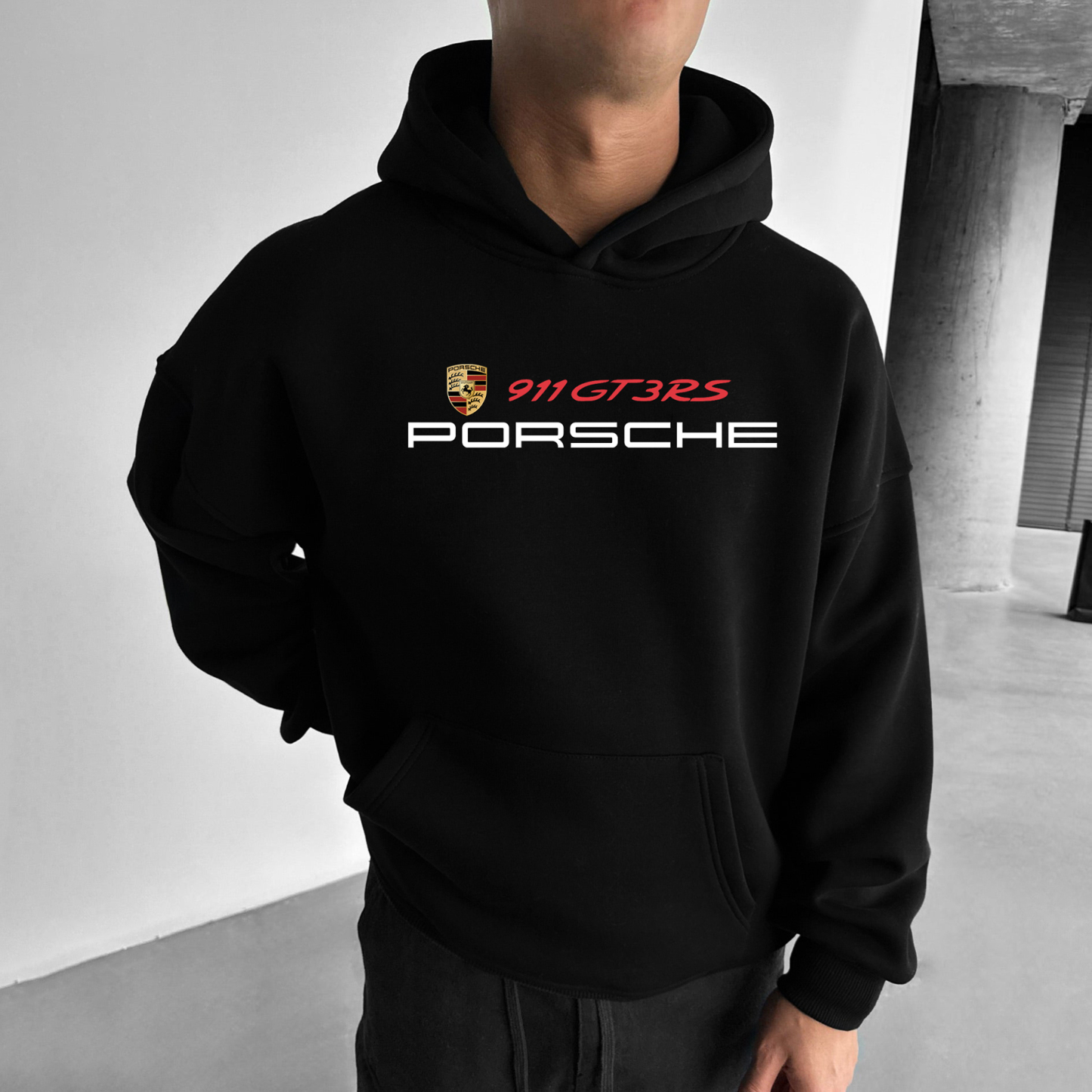 Oversize Sports Car 911 GT3RS Hoodie