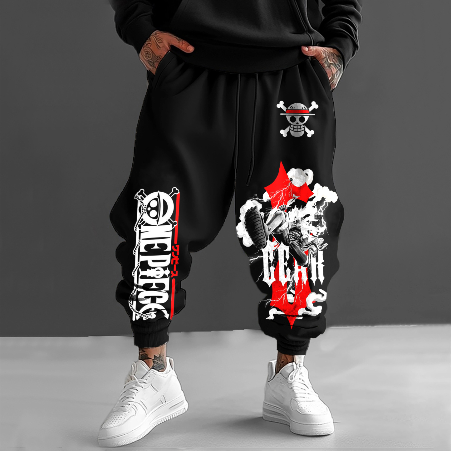 Unisex “One Piece”Anime Printed Gift Oversized Harem Pants