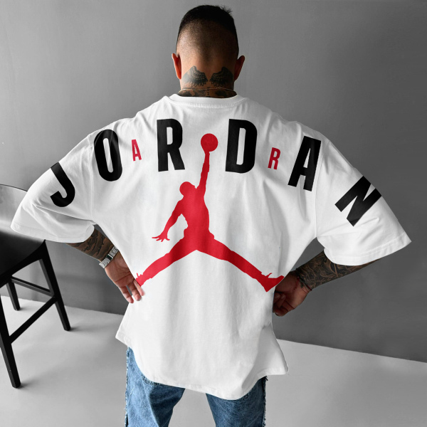 Oversized Basketball Print Graphic T-Shirt