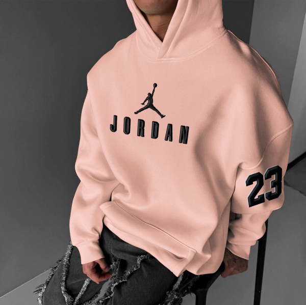 Unisex basketball print casual hoodie