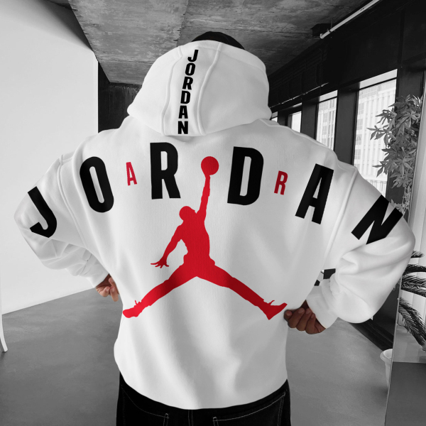 Oversized Unisex Basketball Print Hoodie