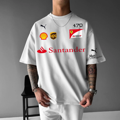 Oversized Racing Graphics Tee