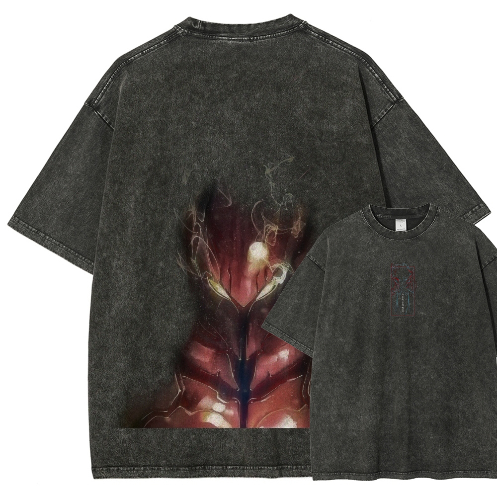 solo leveling Unisex Fit Washed T-Shirt 2501009733