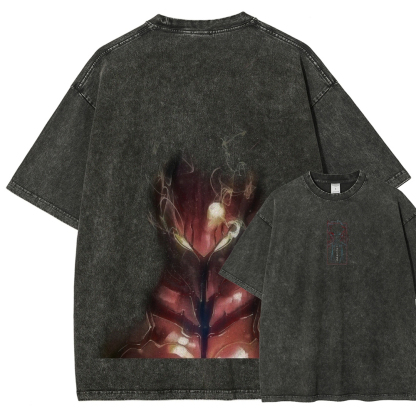 solo leveling Unisex Fit Washed T-Shirt 2501009733