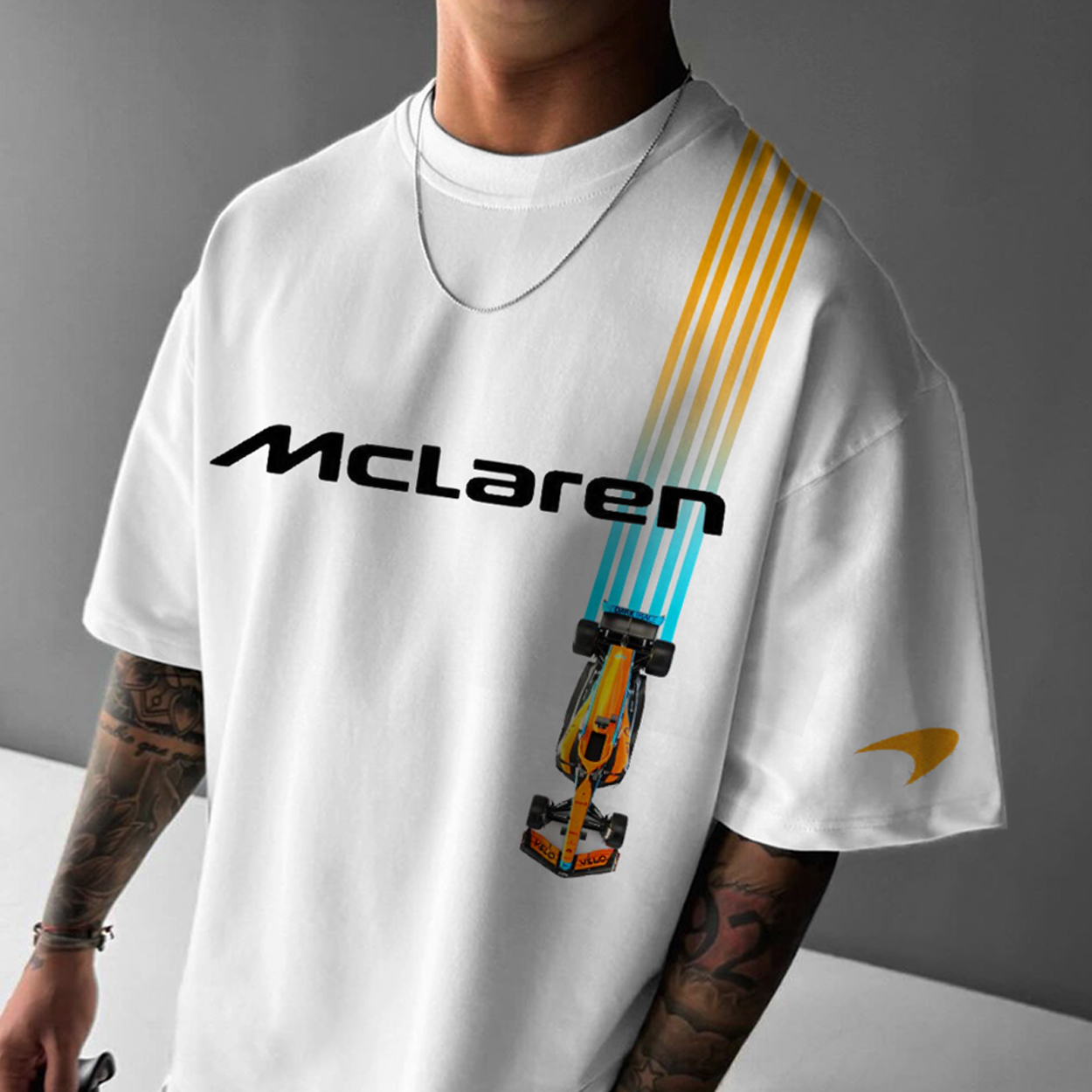 Men's Racing Graphic Print T-Shirt