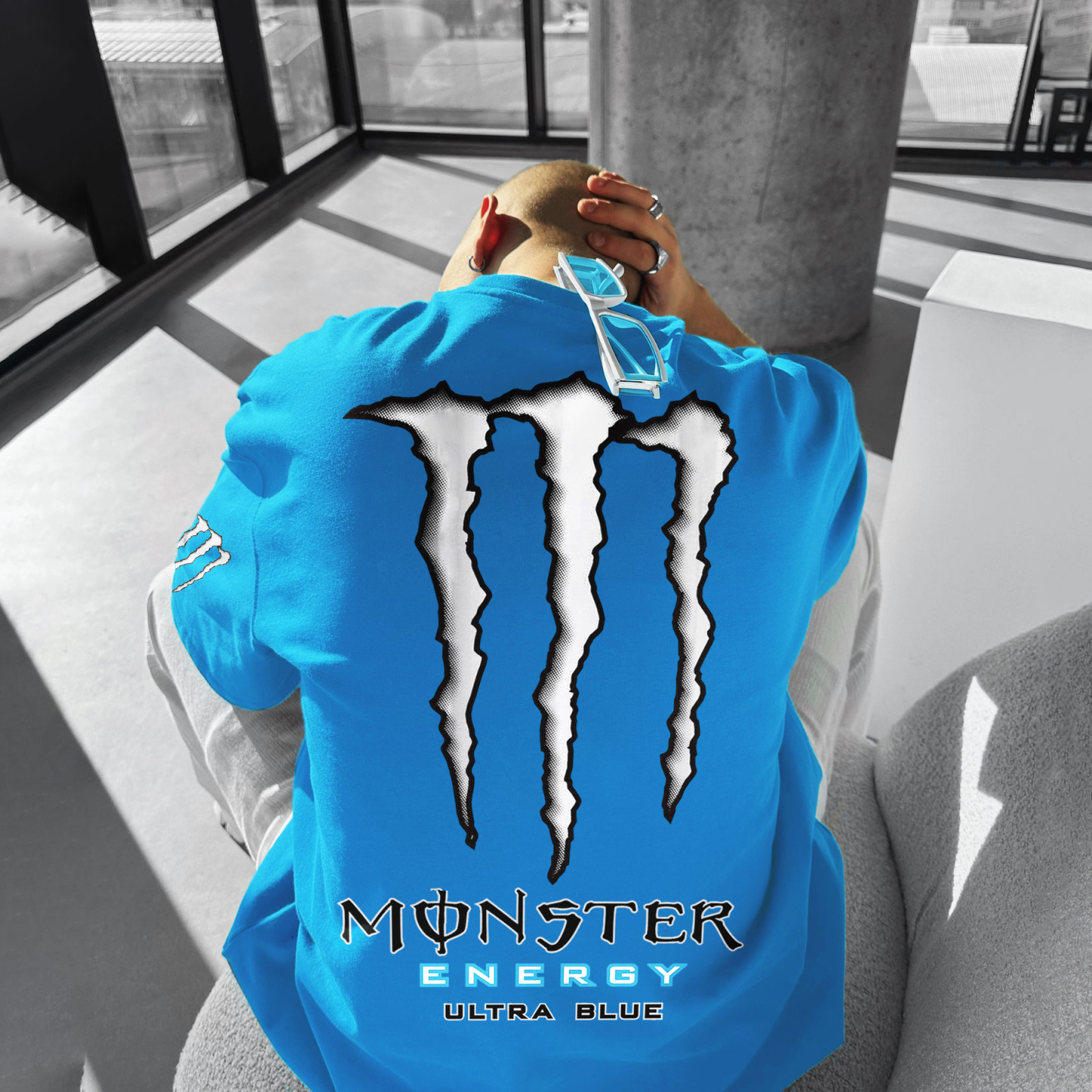 Oversize Racing Graphic Print Tee