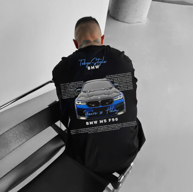 Unisex Casual Sports Car T-shirt