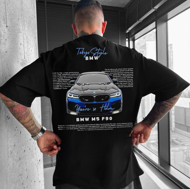 Unisex Casual Sports Car T-shirt