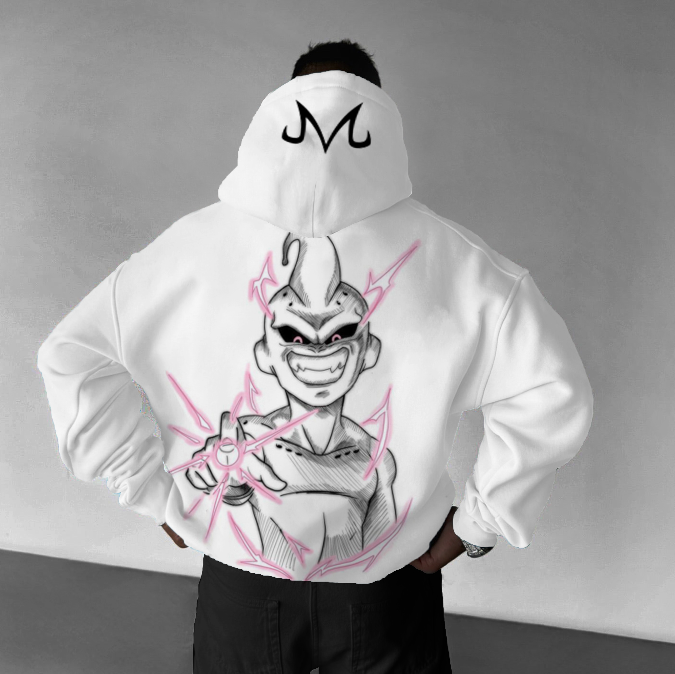 Unisex Anime Causal Printed Oversize Hoodie-Teegamechanger