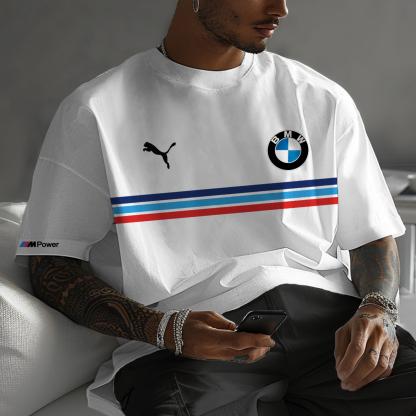 Unisex Racing Car Printed Oversized T-shirt