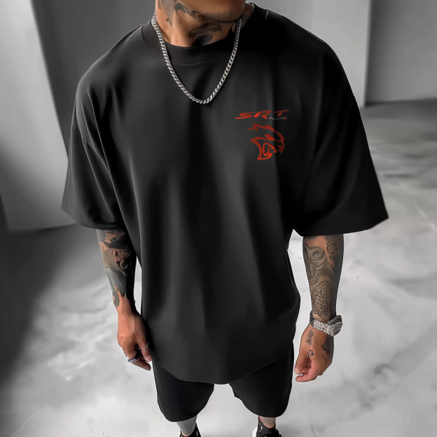 Hellcat Logo Trendy Printed T-shirt
