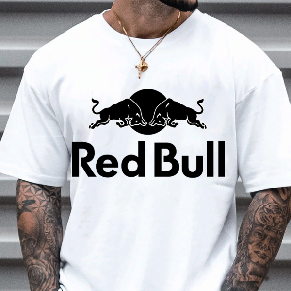 Unisex Loose Fit Premium Racing Badge Print T-Shirt