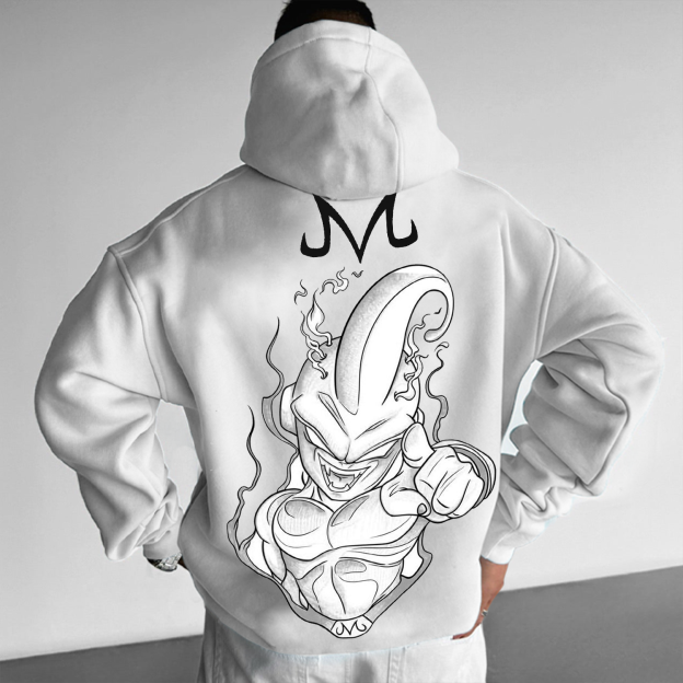 Oversized Print Hoodie-Teegamechanger