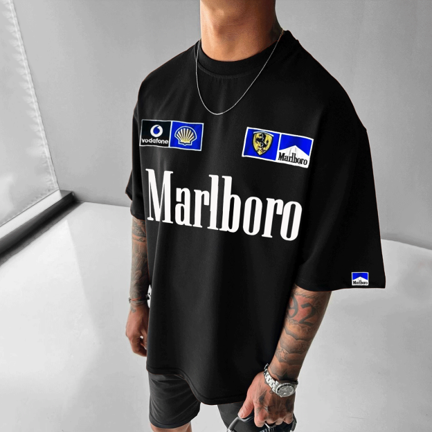 Unisex Racing Oversized Loose T-shirt