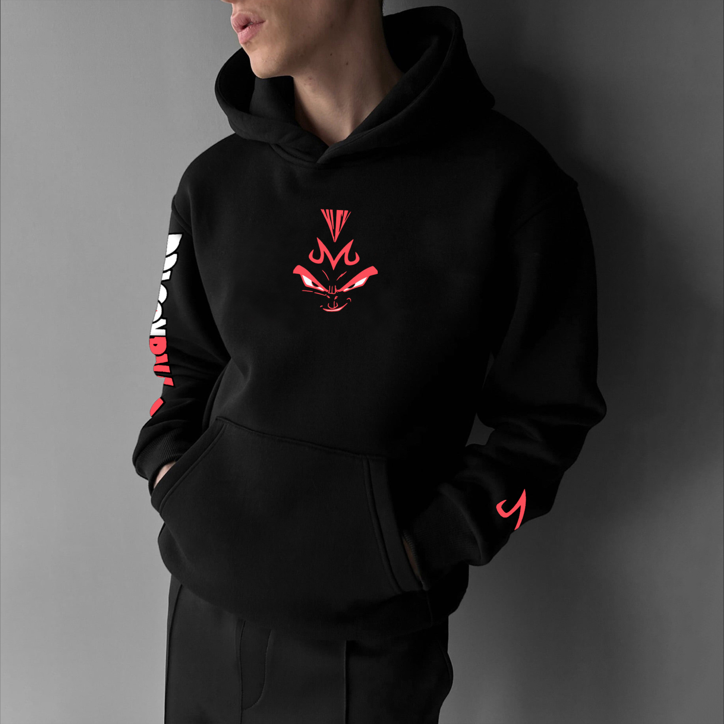 Unisex Anime Print Casual Oversized Hoodie