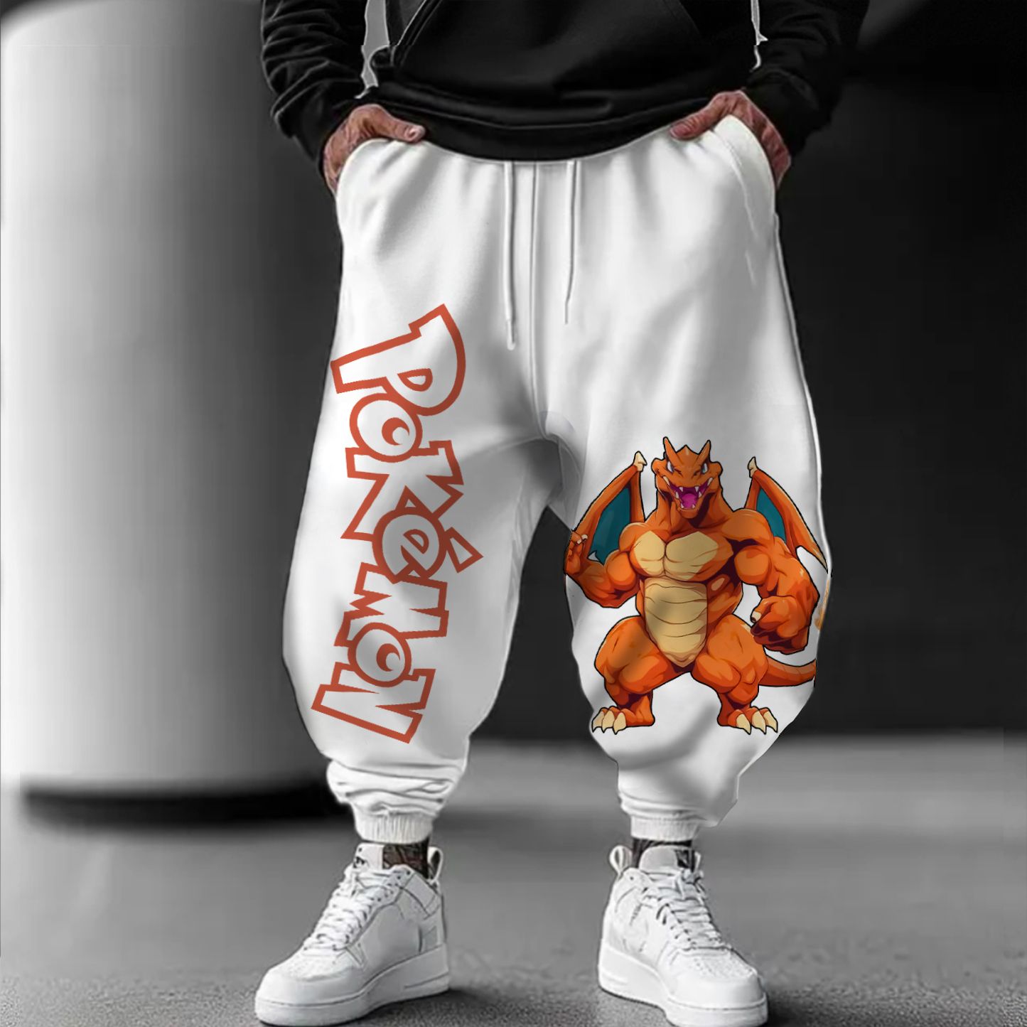 Unisex  Casual Anime Streetwear Pants