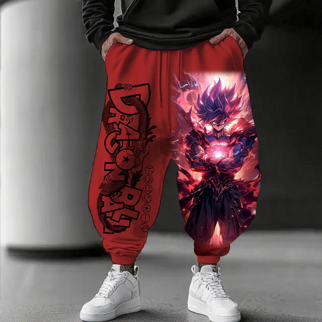 Unisex Casual Anime Streetwear Pants