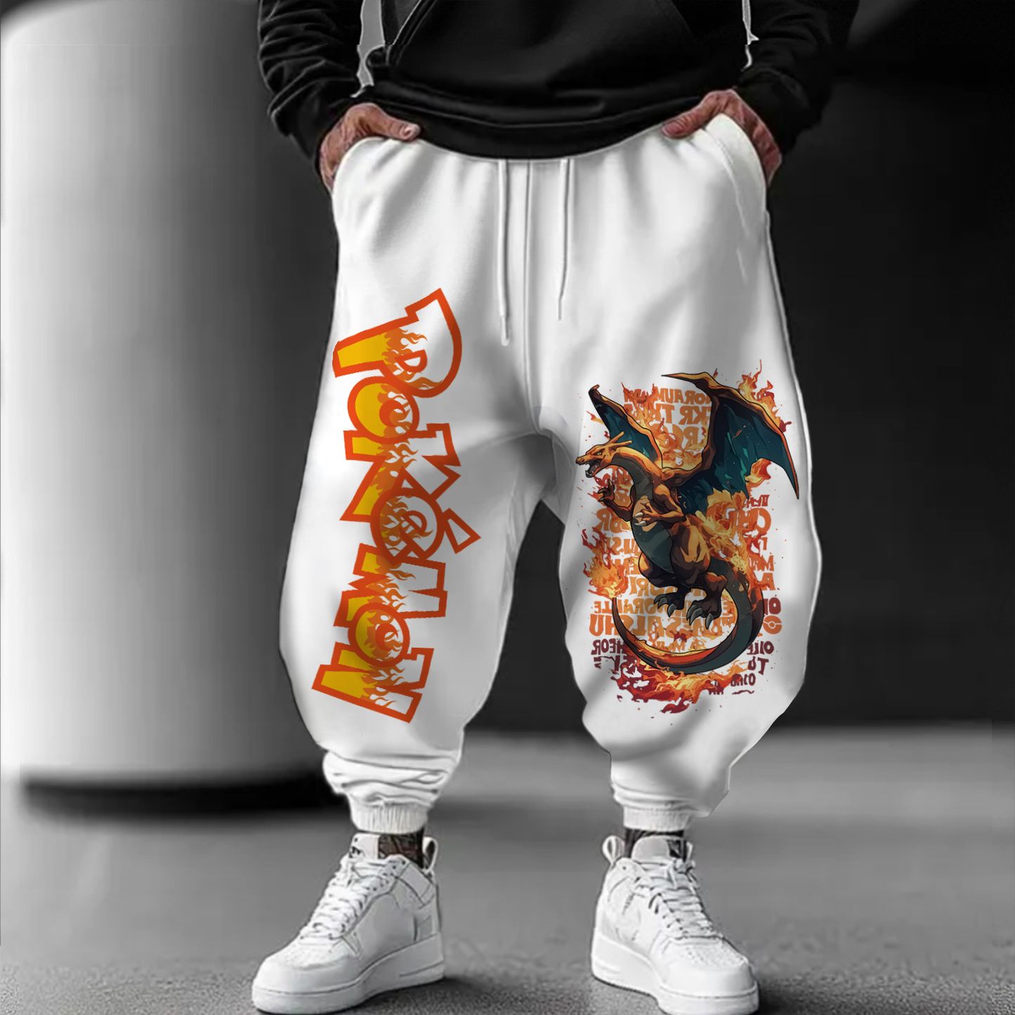 Unisex  Casual Anime Streetwear Pants