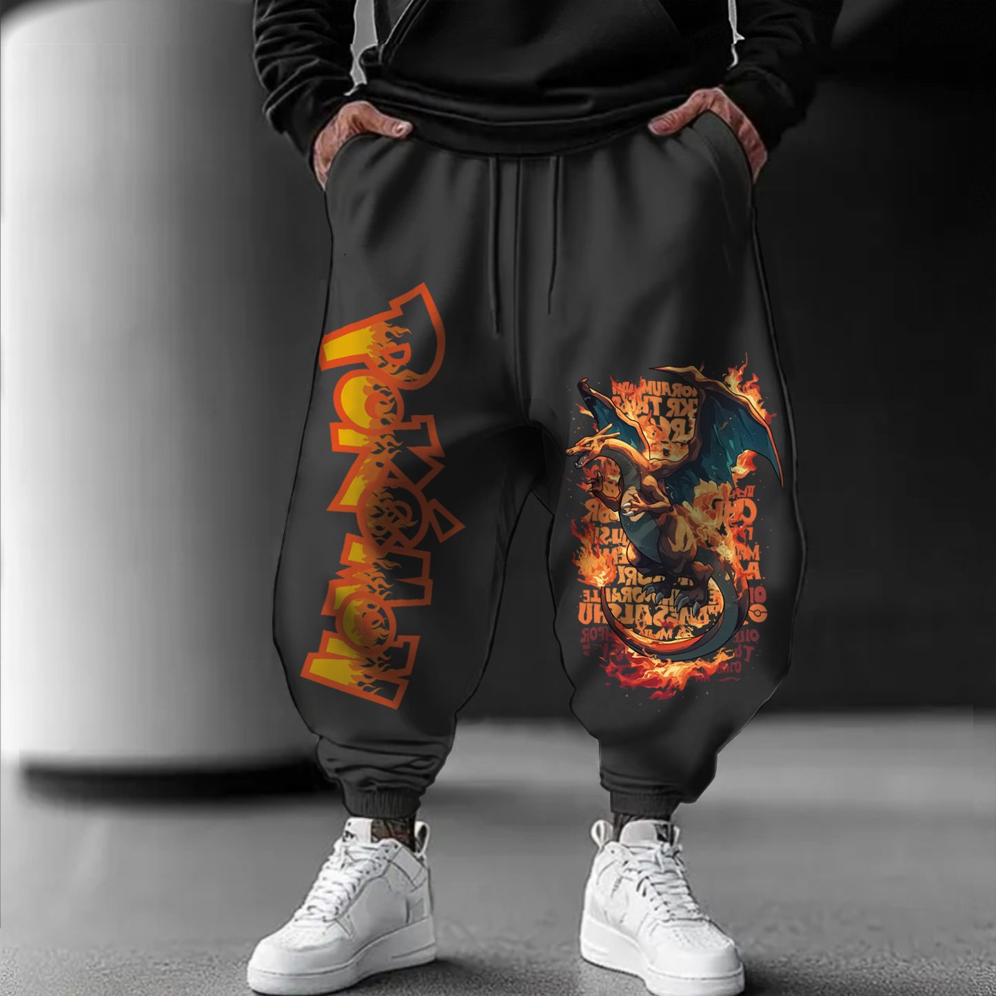 Unisex  Casual Anime Streetwear Pants