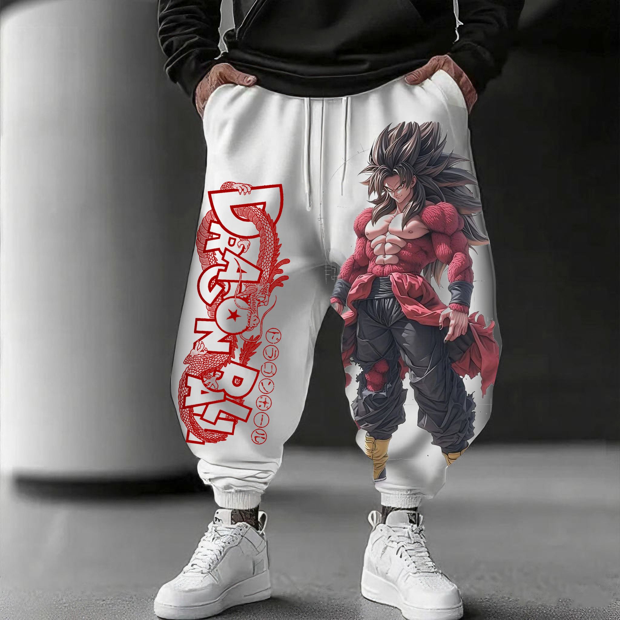 Unisex Casual Anime Streetwear Pants