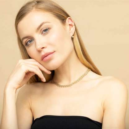 Buttoned Up Drop Earrings