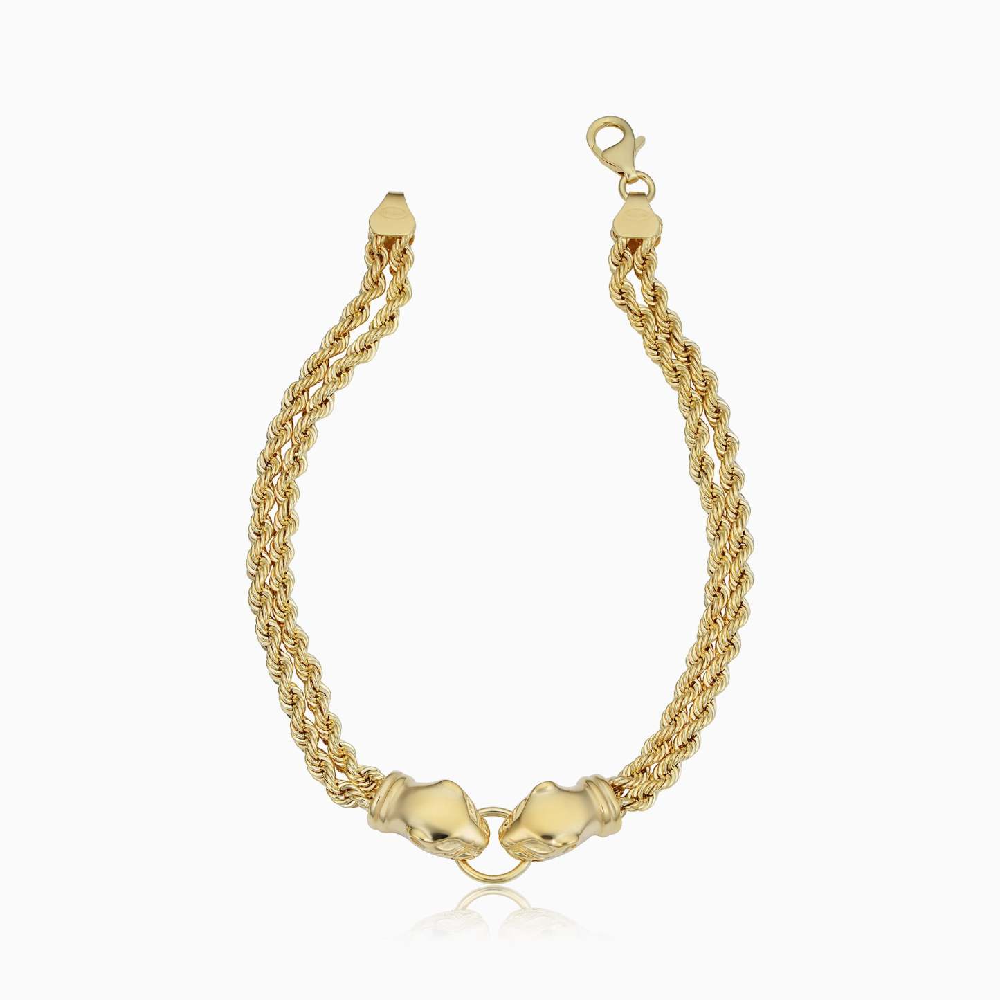 Rock Panther Head Bracelet