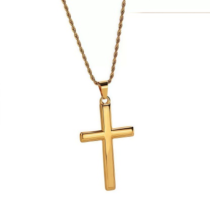 14K Gold Cross Pendant Necklace – A Timeless Symbol of Faith & Love