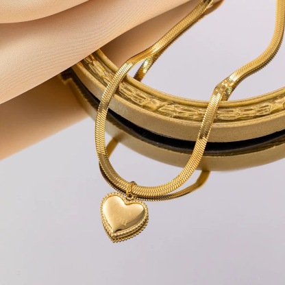 Timeless Heart Pendant Necklace