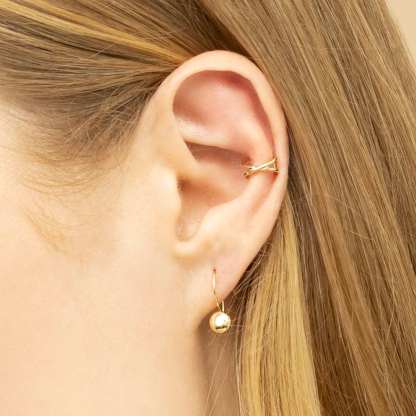 Buttoned Up Drop Earrings