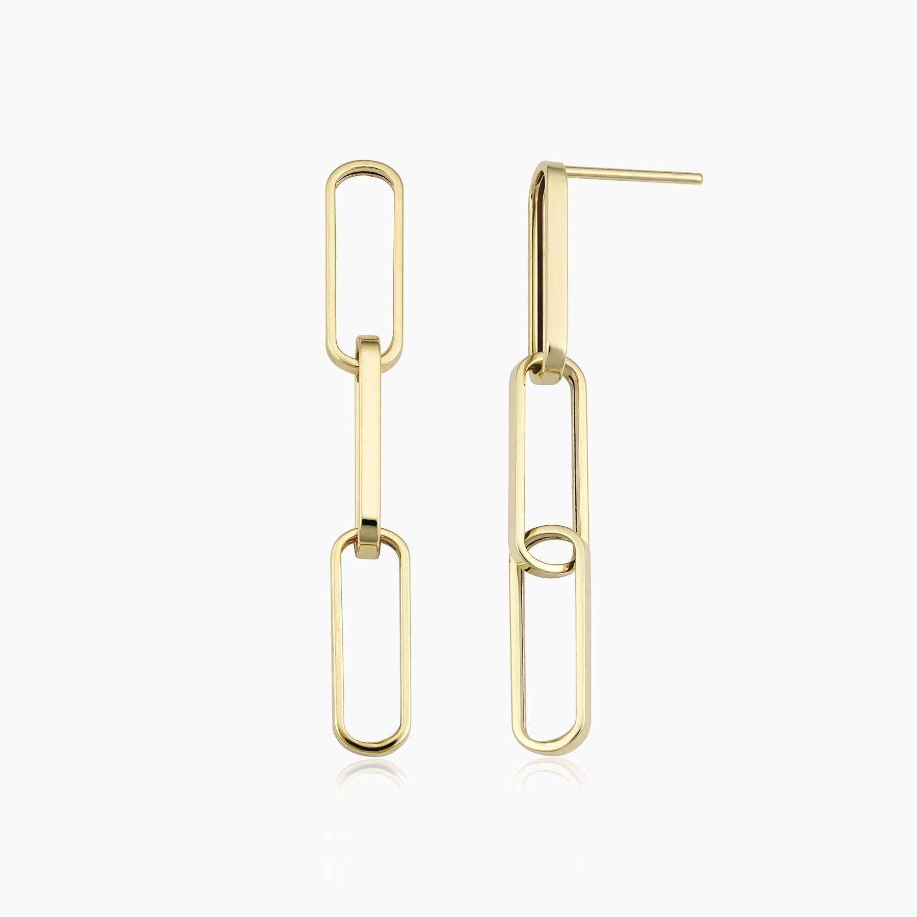 Venice Link Bold Drop Earrings