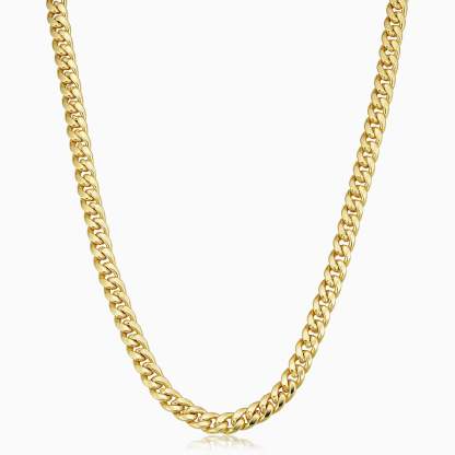 Estate Cuban Bold Necklace