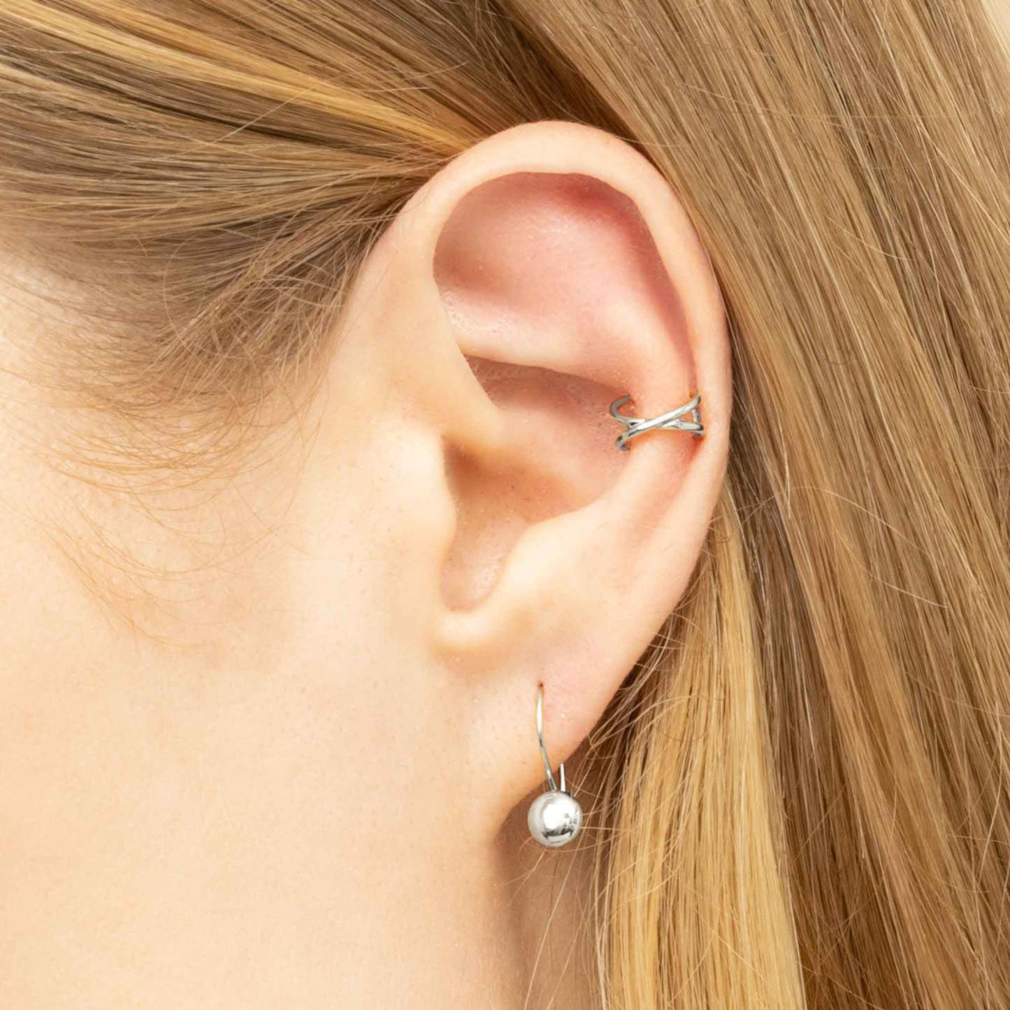 Buttoned Up Drop Earrings