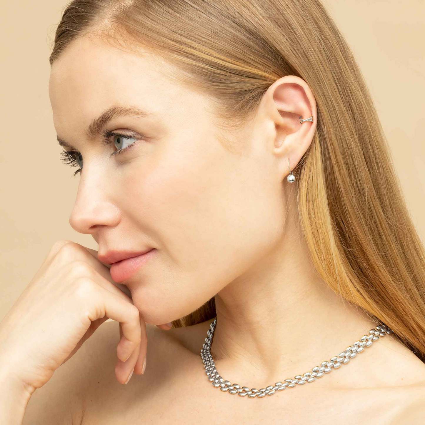 Buttoned Up Drop Earrings